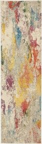 Celestial CES12 Ivory Multicolor Rug, 2'2" x 7'6"