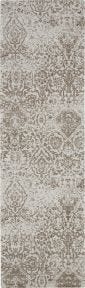 Damask DAS06 Ivory Rug, 2'3" x 7'6"