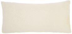 FUR VV021 IVORY 14" x 24"6" THROW PILLOW