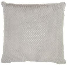 FUR VV021 LT GREY 22" x 22" THROW PILLOW