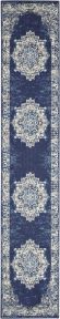 Grafix GRF14 Navy Blue Rug, 2'3" x 10'