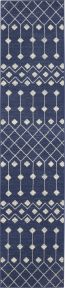 Grafix GRF37 Navy Rug, 2'3" x 10'