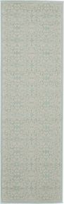 Jubilant JUB06 Ivory/Green Rug, 2'3" x 7'3"