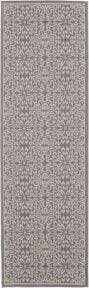 Jubilant JUB06 Ivory/Grey Rug, 2'3" x 7'3"