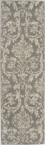 Jubilant JUB09 Grey Rug, 2'3" x 7'3"