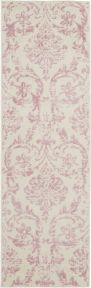 Jubilant JUB09 Ivory/Pink Rug, 2'3" x 7'3"