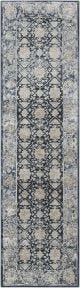 kathy ireland&#174; Home Malta MAI09 Navy Rug, 2'2" x 7'7"