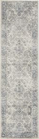 kathy ireland&#174; Home Malta MAI12 Ivory/Blue Rug, 2'2" x 7'7"