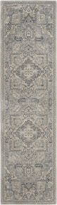 kathy ireland&#174; Home Moroccan Celebration KI382 Silver Rug, 2'2" x 7'6"