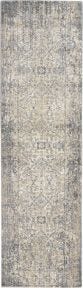 kathy ireland&#174; Home Moroccan Celebration KI3M1 Ivory/Slate Rug, 2'2" x 7'6"