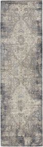 kathy ireland&#174; Home Moroccan Celebration KI3M2 Grey/Slate Rug, 2'2"x 7'6"