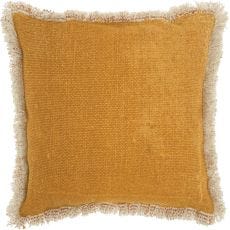 LIFE STYLES AS301 MUSTARD 18" X 18" THROW PILLOW