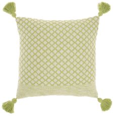 LIFE STYLES CN623 LIME 18" X 18" THROW PILLOW