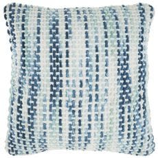 LIFE STYLES DC059 AQUA 20" X 20" THROW PILLOW