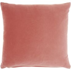 LIFE STYLES SS900 BLUSH COTTON VELVET 20" X 20" THROW PILLOW