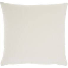 LIFE STYLES SS900 IVORY COTTON VELVET 20" X 20" THROW PILLOW