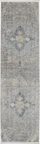 Lustrous Weave LUW04 Blue/Grey Rug, 2'2" x 7'6"