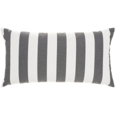 OUTDOOR PILLOW L0388 BLACK 12" X 22" THROW PILLOW