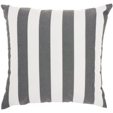 OUTDOOR PILLOW L0388 BLACK 18" X 18" THROW PILLOW