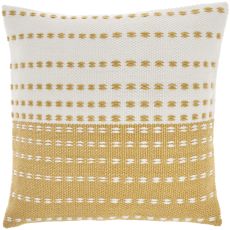 OUTDOOR PILLOW VJ109 YELLOW 18" X 18" THROW PILLOW