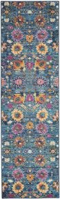 Passion PSN01 Denim Rug 2'2" x 10'