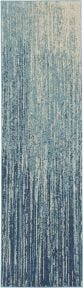 Passion PSN09 Navy/Light Blue Rug 2'2" x 7'6"