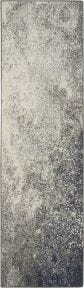 Passion PSN10 Charcoal/Ivory Rug 2'2" x 7'6"