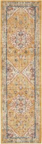 Passion PSN23 Ivory/Yellow Rug 2'2" x 7'6"