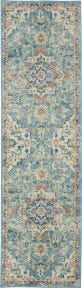 Passion PSN25 Ivory/Light Blue Rug 1'10" x 6'