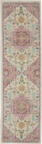 Passion PSN25 Ivory/Pink Rug 1'10" x 6'