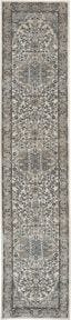 Quarry QUA05 Ivory/Grey Rug 2'2" x 10'