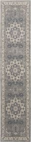 Quarry QUA07 Grey/Ivory Rug 2'2" x 10'