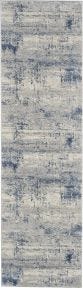 Rustic Textures RUS10 Ivory/Blue Rug 2'2" x 7'6"