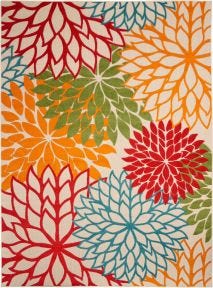 Aloha ALH05 Green Outdoor Rug