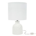 14" BIT01 WHITE CERAMIC ACCENT LAMP