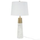 29" BIT02 WHITE CERAMIC BUFFET LAMP