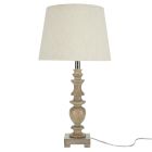 24" IET05 NATURAL WOOD TABLE LAMP