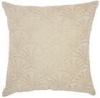 LIFE STYLES ST131 IVORY GOLD 18" x 18" THROW PILLOW