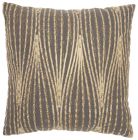 LIFE STYLES ST172 CHARCOAL 18" x 18" THROW PILLOW