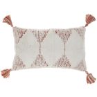 57 GRAND BY NICOLE CURTIS AA018 RUST 12" X 20" THROW PILLOW
