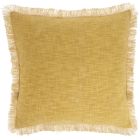 57 GRAND BY NICOLE CURTIS ZH017 YELLOW 22" X 22" THROW PILLOW