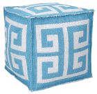 OUTDOOR PILLOW AS555 TURQUOISE 16" x 16" x 16" POUF