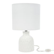 14" BIT01 WHITE CERAMIC ACCENT LAMP