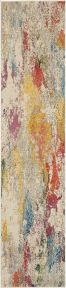 Celestial CES12 Ivory Multicolor Rug, 2'2" x 10'