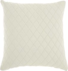 COUTURE NAT HIDE PD031 IVORY 20" x 20" THROW PILLOW