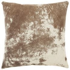 COUTURE RUG IM300 BROWN 20" X 20" THROW PILLOW