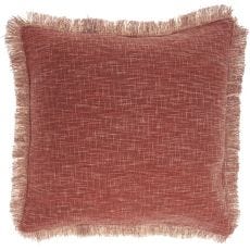 57 GRAND BY NICOLE CURTIS ZH017 RUST 22" X 22" THROW PILLOW