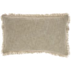 57 GRAND BY NICOLE CURTIS ZH017 TAUPE 14" X 24" THROW PILLOW