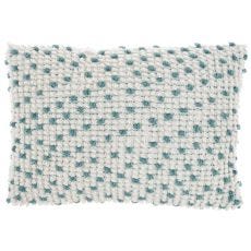 OUTDOOR PILLOW IH013 TURQUOISE 14" X 20" THROW PILLOW