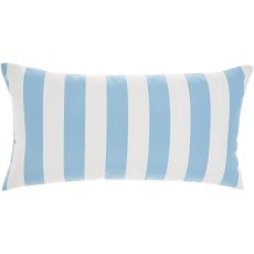 OUTDOOR PILLOW L0388 TURQUOISE 12" X 22" THROW PILLOW